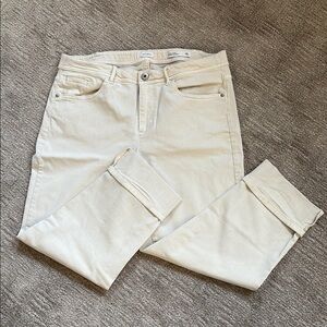 J. Jill Cream High Rise Jeans